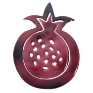 Anodize Aluminum Two Pieces Trivet - Pomegranates Red HMDC-1