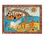 Frame Painted Wooden Picture - Noahs Ark P-1