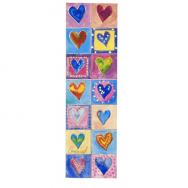 Decorative Bookmark - Hearts 72411-3