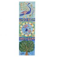 Decorative Bookmark - Peacock Fish and Tree 72411-8