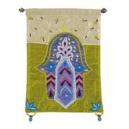 Wall Hanging - Hamsa Flower Green HL-4