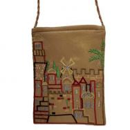 Embroidered Bag - Jerusalem - Gold PB-1G