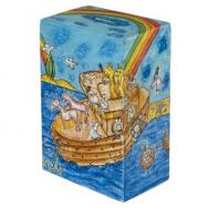 Rectangular Tzedakah (Charity) Box - Noahs Ark TZS-9