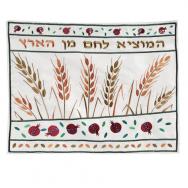 Machine Embroidered Challa Cover -Wheat dark CME-1