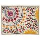 Hand Embroidered Challa Cover - Pomegranates dark CHE-34