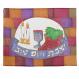 Silk Painted Challa Cover - the Western Wall CSY-7