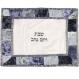 Organza and Velvet Appliqued Challa Cover - Shades of blue CVA-1