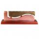 Anodize Aluminum Hanukkah Menorah Wave - Gold Red HZAP-1