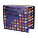 Aluminum Cast Candle Storage Hanukkah Menorah - Blue HMM-1B
