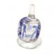 Glass Dreidel with Stand - White DRG-2