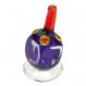 Glass Dreidel with Stand - Violet DRG-5