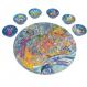 Wooden Passover Seder Plate - The Exodus from Egypt SP-12