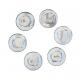 Glass Seder Plate Bowls - Set of Six S6G