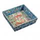 Wooden Passover Matzah Plate - Peacocks MA-4