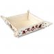 Embroidered Folding Basket - Pomegranates MB-2