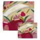 Raw Silk Matzah Cover Set - Crown Pink MAS-AFR-30