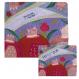 Raw Silk Matzah Cover Set - Crown Blue MAS-AFR-31