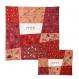 Embroidered Matzah Cover Set - Red MMA-AMA-2