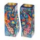 Fitted Shabbat Candlesticks - Peacocks CS-3