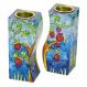 Fitted Shabbat Candlesticks - Pomegranates CS-5