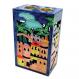 Painted Woodcut Candlestick - Jerusalem CSL-1