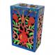 Painted Woodcut Candlestick - Pomegranates CLS-2