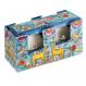 Travel Shabbat CandleStick Case - gazelle and Birds TCS-3