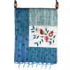Applique Embroidered Bag - Pomegranats - Blue PBE-1B