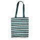 Applique Striped Patches Bag - Blue PBL-1B