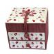 Embroidered Bat Mitzvah Jewelry Box - Flowers BE-1