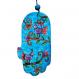 Large Wood Painted Hamsa -Birds Blue HAL-13