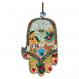 Large Wood Painted Hamsa -Eye HAL-6