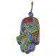 Small Wood Painted Hamsa - The Seven Species HAS-3