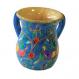 Wooden Netilat Yadayim - Birds Medium NYS-7