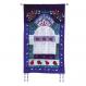 Wall Hanging -Large Home Blessing -Hebrew - Blue BH-3