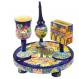 Wooden Havdallah Set - Oriental Jerusalem HAV-5