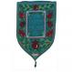 Large Shield Tapestry - Ani LeDodi - Turquoise WSB-7T
