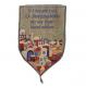 Large Shield Tapestry - If I Forget - Gold WSB-10G