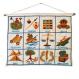 Embroidered Wall Decoration - The 12 Tribes English WX-2