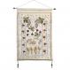 Embroidered Wall Decoration - The Seven Spices Blue dark WX-3