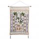 Embroidered Wall Decoration - The Seven Spices Blue light WX-4
