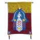Wall Hanging - Hamsa Flower Blue HL-5