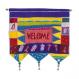Wall Hanging - Welcome Flowers English Multicolor WE-5