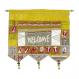Wall Hanging - Welcome Flowers English Gold WE-6