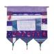 Wall Hanging - Welcome flowers Hebrew Blue WH-3