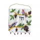 Embroidered Wall Decoration - CHAI White Hebrew WS-2