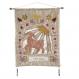 Embroidered Zodiac Wall Decoration - Carpriorn Hebrew SMH-1