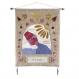 Embroidered Zodiac Wall Decoration - Aquarius Hebrew SMH-2