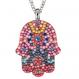 Large Hamsa Necklace - Colors NHL-1