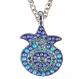 Pomegranates Necklace - Blue NPM-2